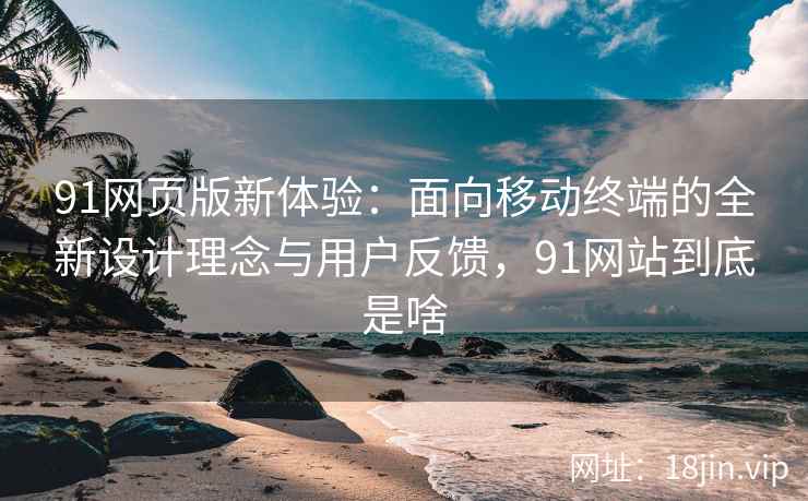 91网页版新体验：面向移动终端的全新设计理念与用户反馈，91网站到底是啥