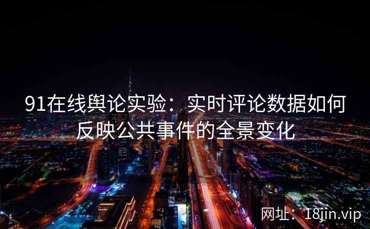 91在线舆论实验：实时评论数据如何反映公共事件的全景变化