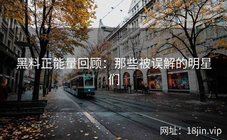 黑料正能量回顾：那些被误解的明星们