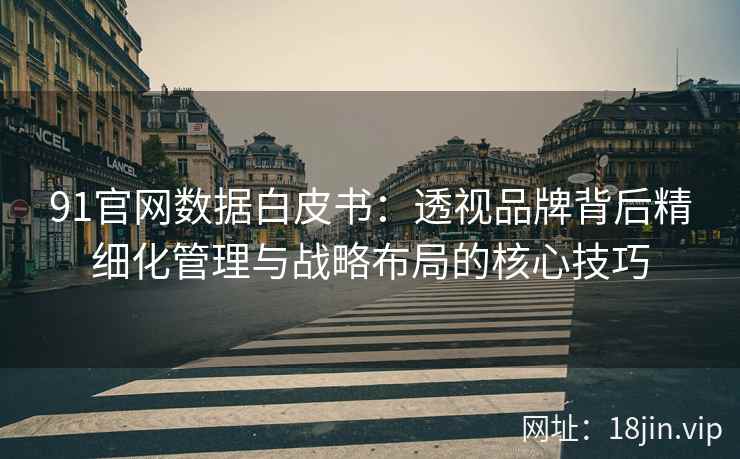 91官网数据白皮书：透视品牌背后精细化管理与战略布局的核心技巧