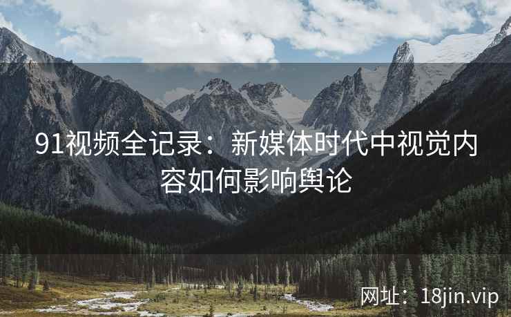 91视频全记录：新媒体时代中视觉内容如何影响舆论