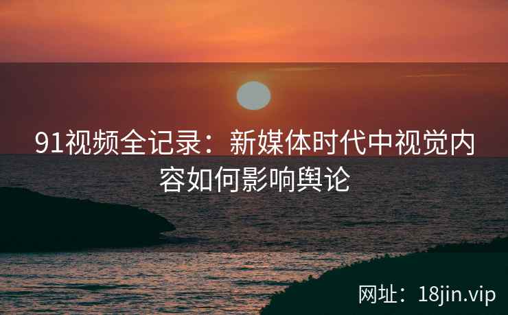 91视频全记录：新媒体时代中视觉内容如何影响舆论