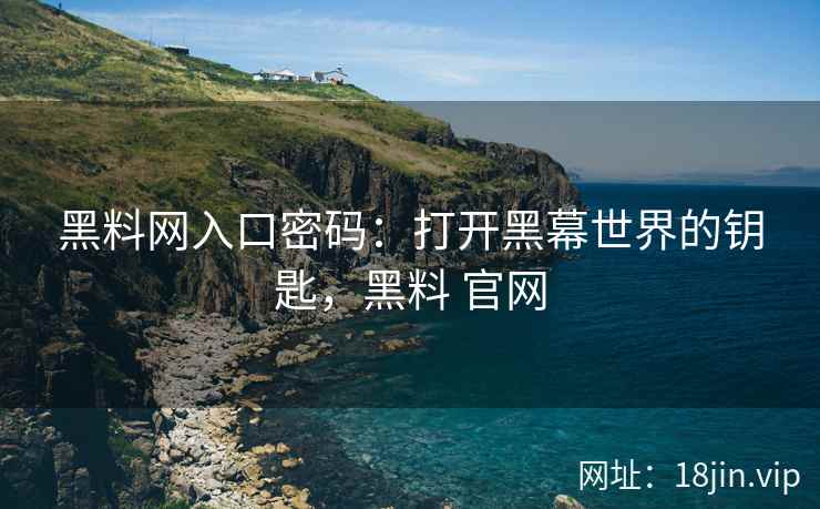 黑料网入口密码：打开黑幕世界的钥匙，黑料 官网