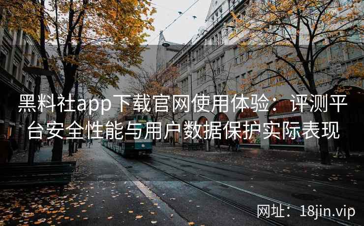 黑料社app下载官网使用体验：评测平台安全性能与用户数据保护实际表现