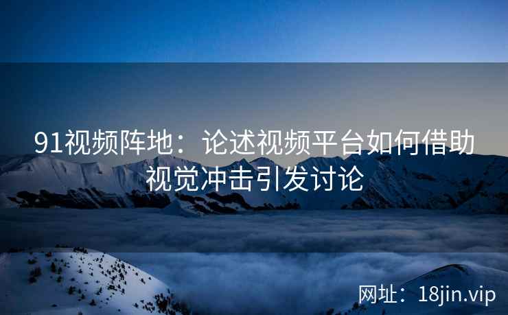 91视频阵地：论述视频平台如何借助视觉冲击引发讨论